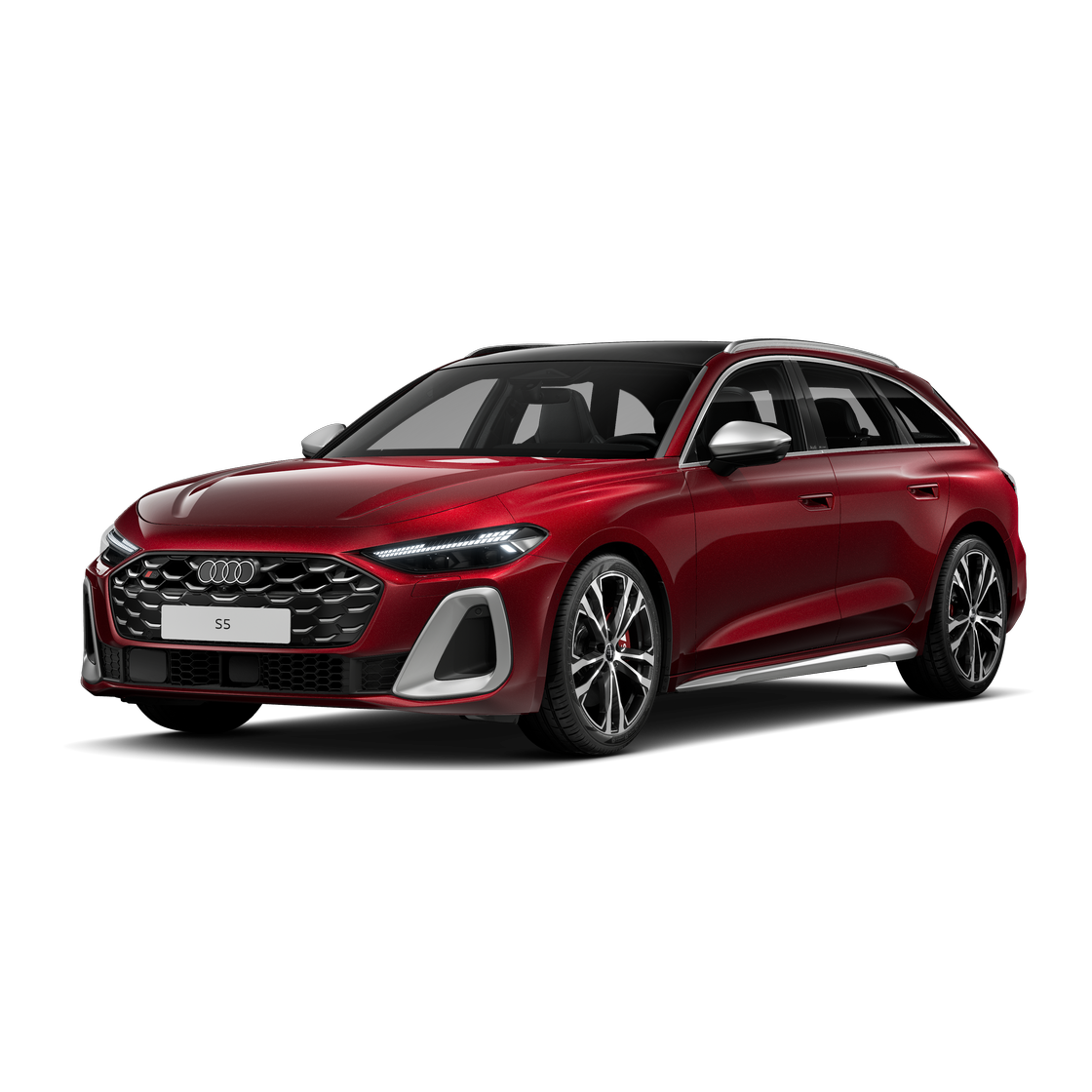 Obrázok červeného modelu Audi S5 Avant