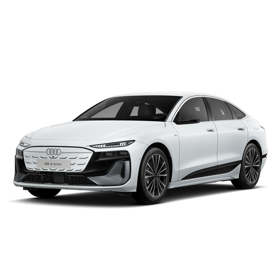 Obrázok bieleho Audi A6 Sportback e-tron