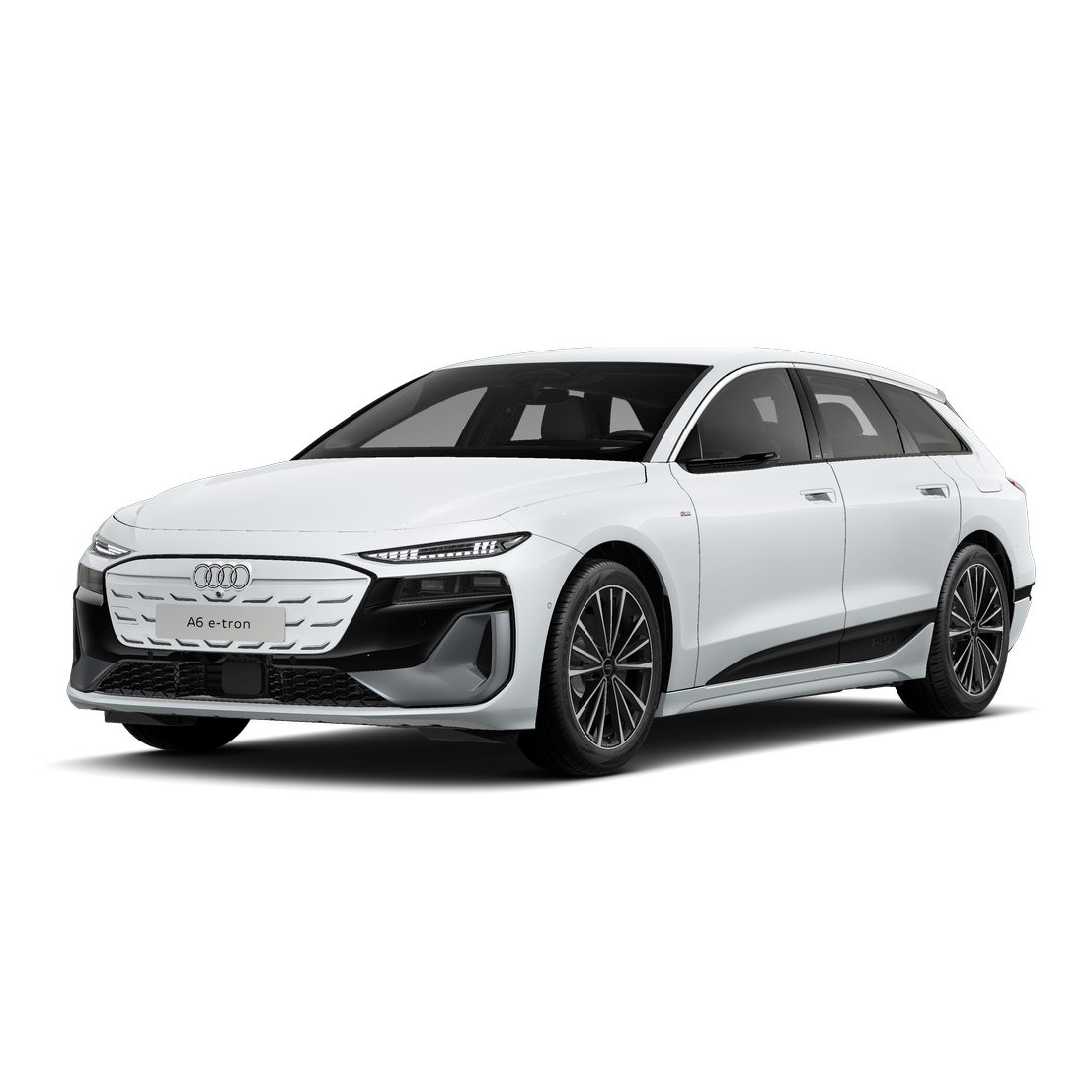 Modelový obrázok bieleho Audi A6 Avant e-tron