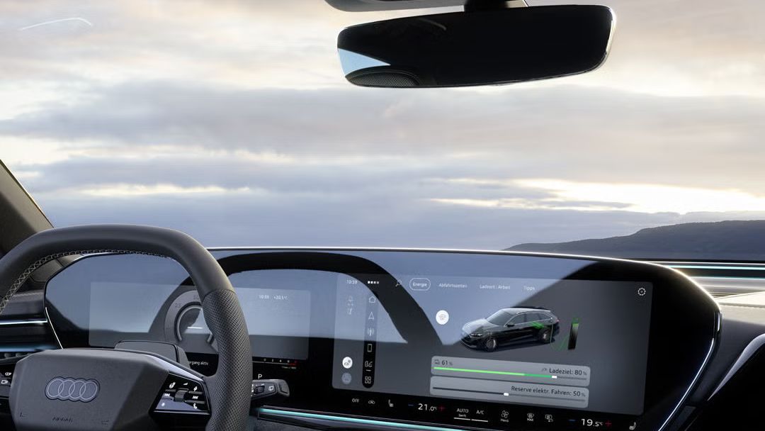 Cockpit im Audi A5 Avant e-hybrid